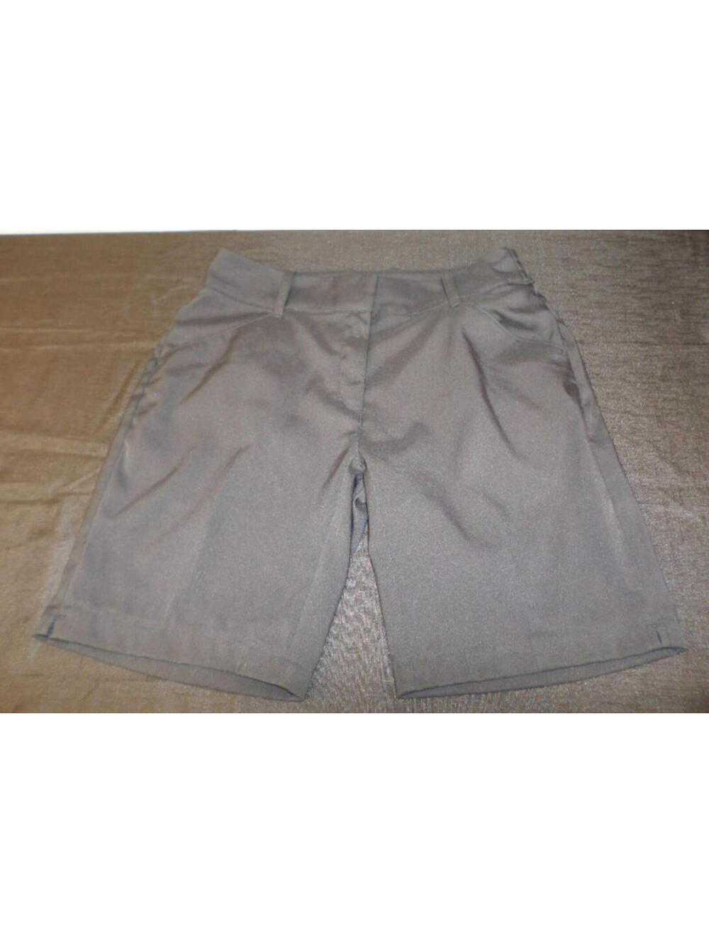 DESIGNER CALLAWAY OPTI-DRY POLYESTER BLEND CASUAL WORK GOLF GRAY SHORTS SIZE 2